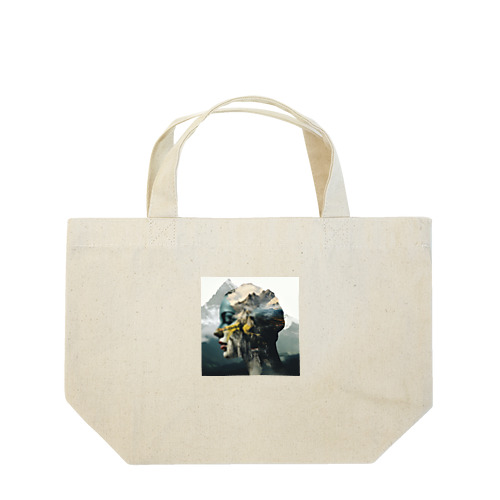 神秘的な女性 Lunch Tote Bag