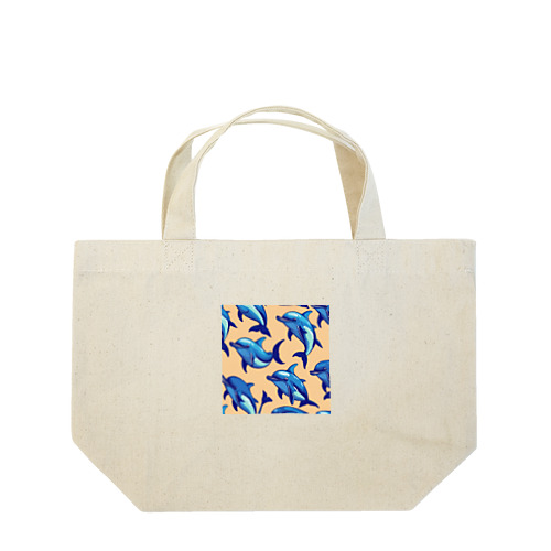 イルカの群れ Lunch Tote Bag