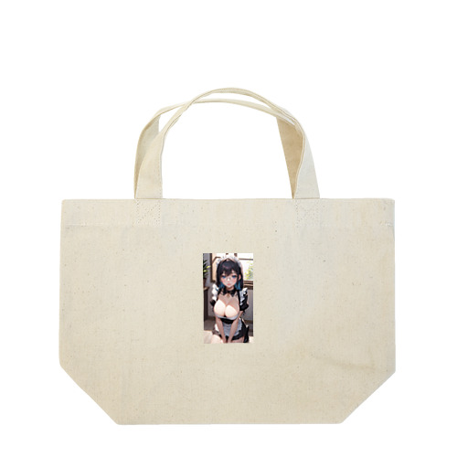 黒髪美少女　美鈴ちゃん　メイド Lunch Tote Bag