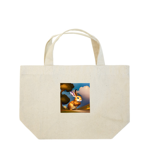 かわいいうさぎのイラストグッズ Lunch Tote Bag