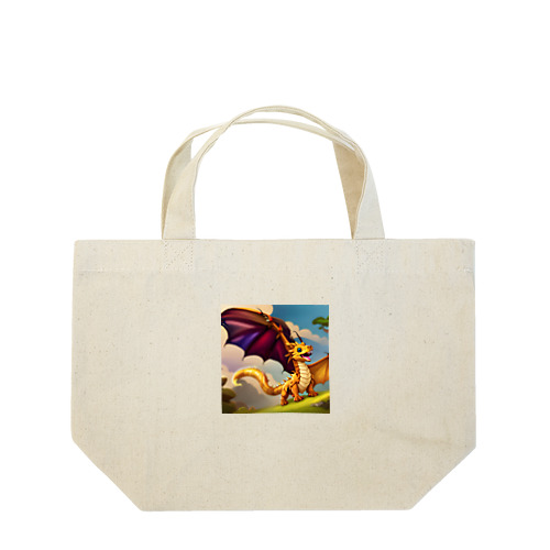 可愛い龍のイラストグッズ Lunch Tote Bag