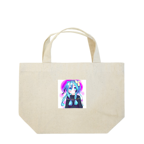 可愛いボーカロイド風の女の子 Lunch Tote Bag