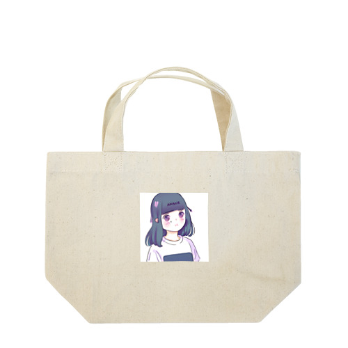 かわいい女の子 Lunch Tote Bag