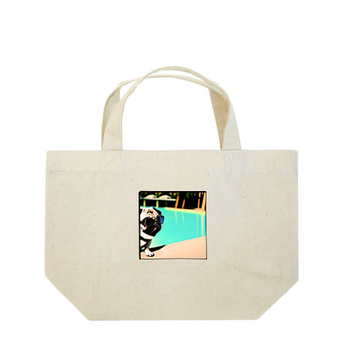 パグ男 Lunch Tote Bag