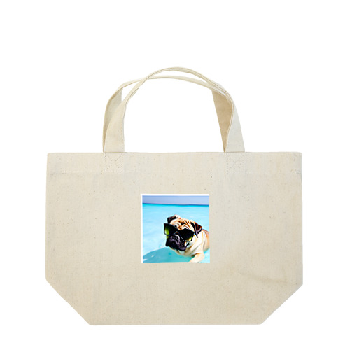 パグ男グッツ Lunch Tote Bag