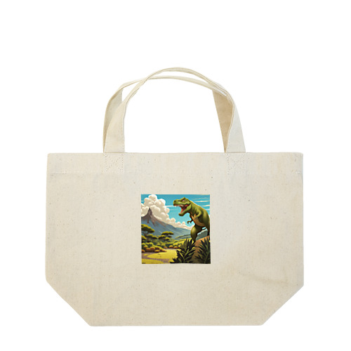 アニメ調　ティラノサウルス Lunch Tote Bag