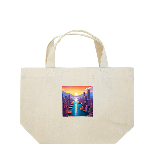 夕日 Lunch Tote Bag