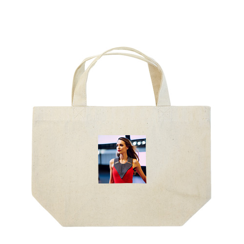 ランウェイ美女 Lunch Tote Bag