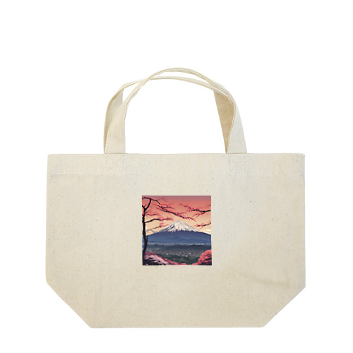 富士山 Lunch Tote Bag