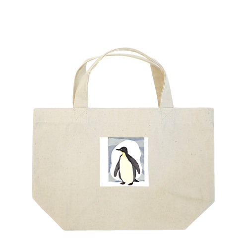 水彩画ペンギン Lunch Tote Bag
