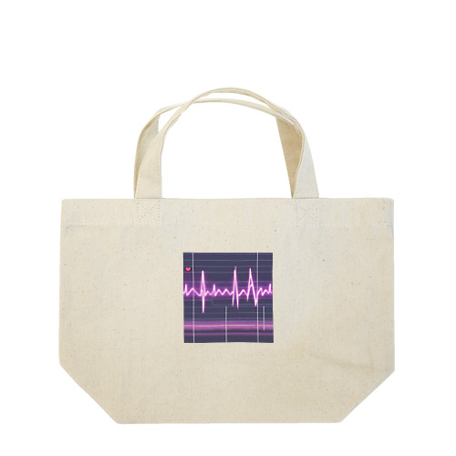 かっこいい心電図波形 Lunch Tote Bag