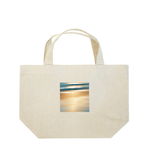 海岸線のイラストグッズ Lunch Tote Bag