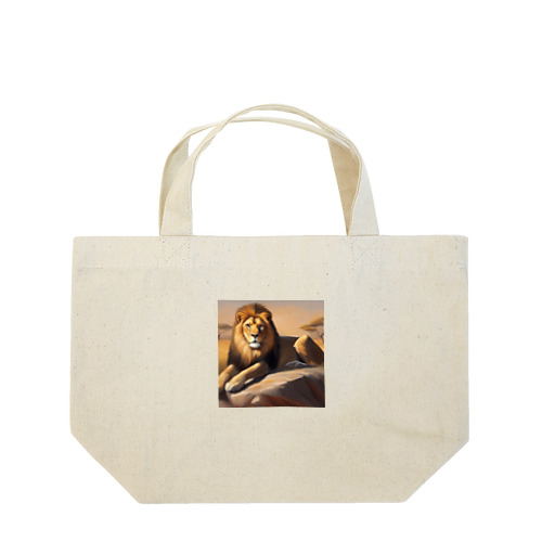 百獣の王 ライオンのグッズ Lunch Tote Bag