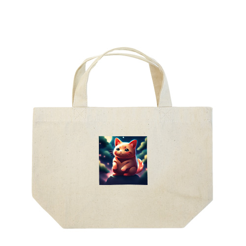 赤ねこ牛丸 Lunch Tote Bag