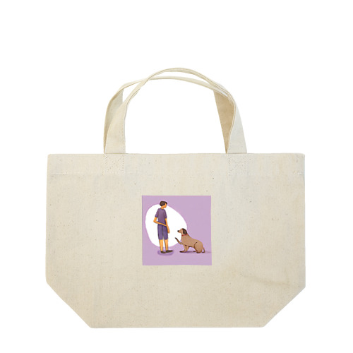 犬と人間 Lunch Tote Bag