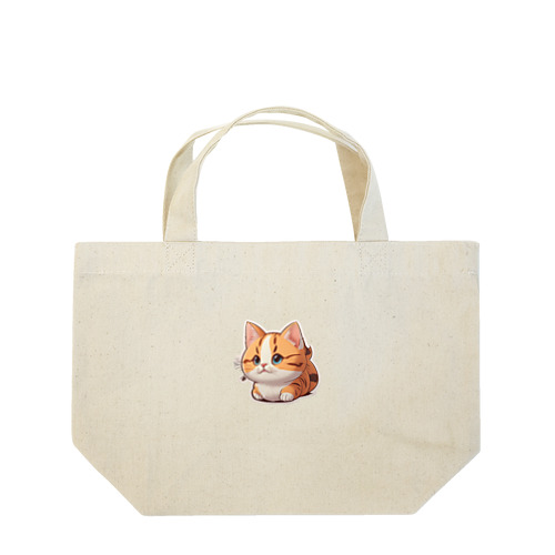 まん丸猫ちゃん Lunch Tote Bag