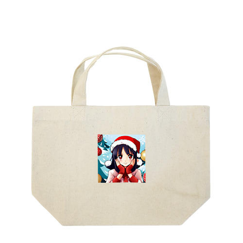 クリスマス-可愛い- Lunch Tote Bag
