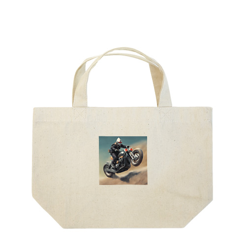 仮面のバイク乗り Lunch Tote Bag