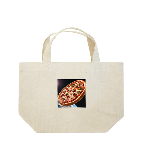 宇宙を駆けるピザ ランチトートバッグ