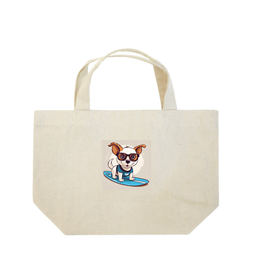 サーフィン犬 Lunch Tote Bag