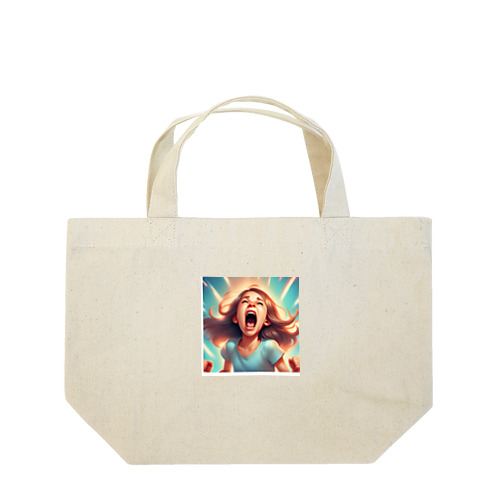 叫ぶ　女の子グッズ Lunch Tote Bag