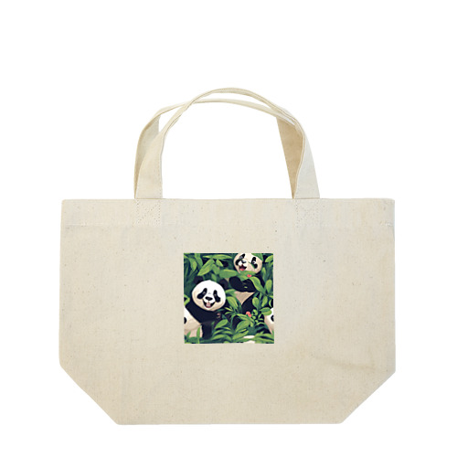 笑顔のパンダ Lunch Tote Bag