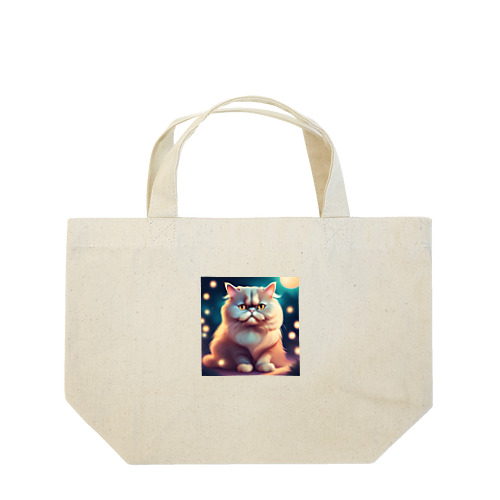 ごきげんなペルシャ猫 Lunch Tote Bag