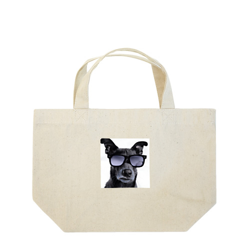 サングラスをかけた犬 Lunch Tote Bag