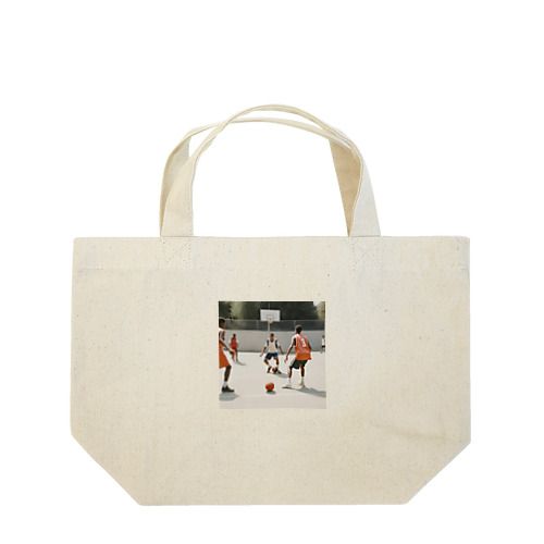 サッカーバスケ Lunch Tote Bag