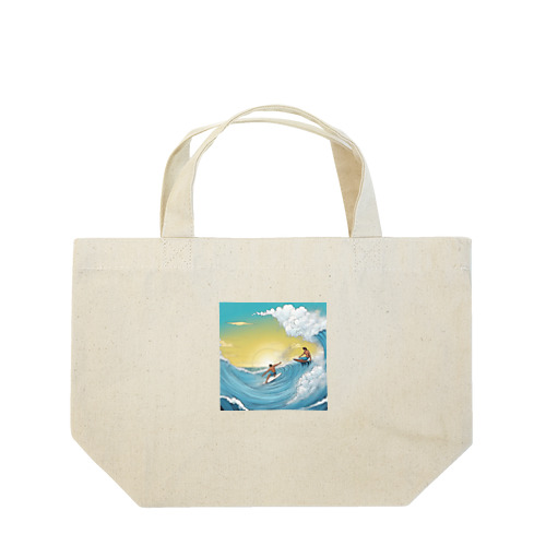 ハワイ　サーフィン Lunch Tote Bag