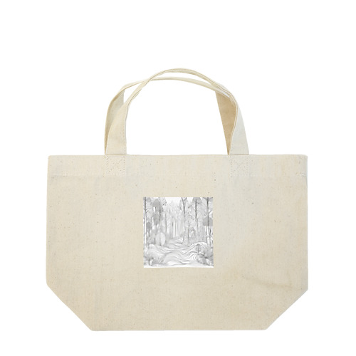 魔法のような森や林の中に登場しそうなデザイン Lunch Tote Bag