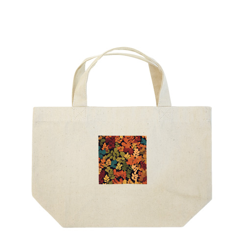北欧風　葉っぱデザイン　Scandinavian style leaf design Lunch Tote Bag