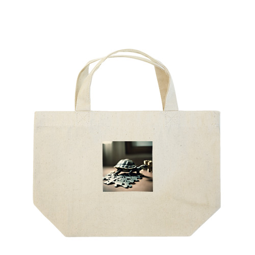 ６、パズル大好きカメさん Lunch Tote Bag