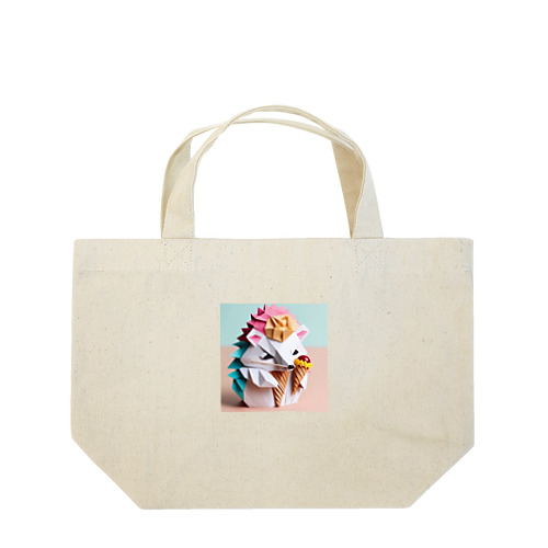 ice meets オリガミハリネズミ Lunch Tote Bag