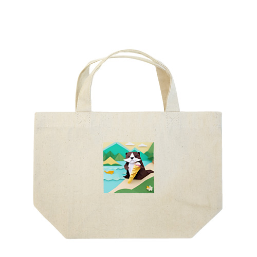 ice meets オリガミカワウソ Lunch Tote Bag