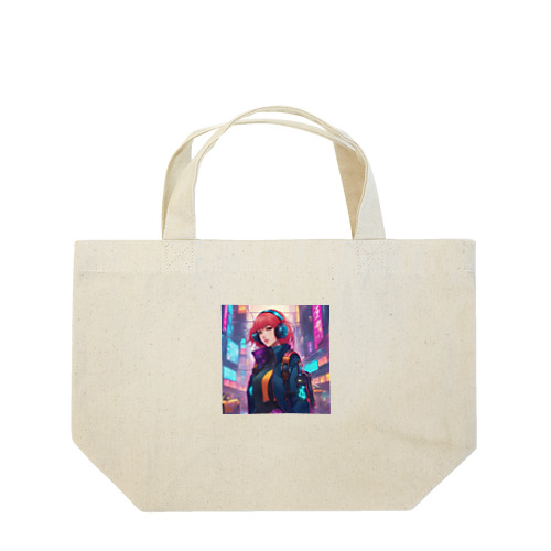 サイバー女子 Lunch Tote Bag