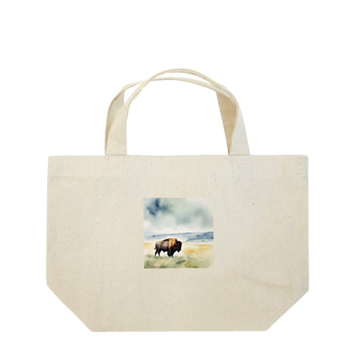 バイソンさん Lunch Tote Bag