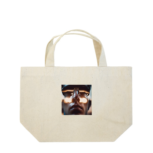 ダンディでスタイリッシュな男性 Lunch Tote Bag