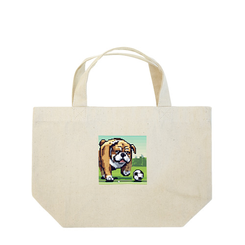 フットボーラーブルドッグ Lunch Tote Bag