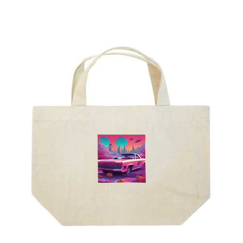 宇宙を駆ける未来の車 Lunch Tote Bag