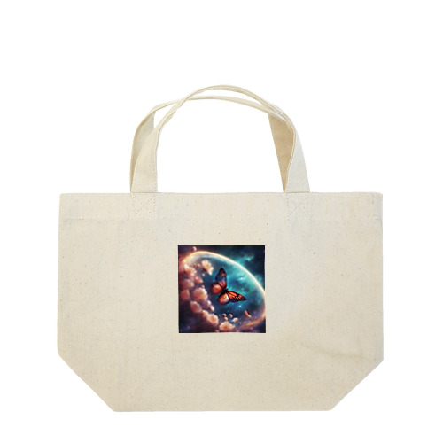 宇宙の蝶 Lunch Tote Bag