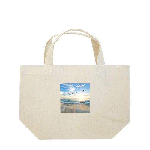 朝の海 Lunch Tote Bag