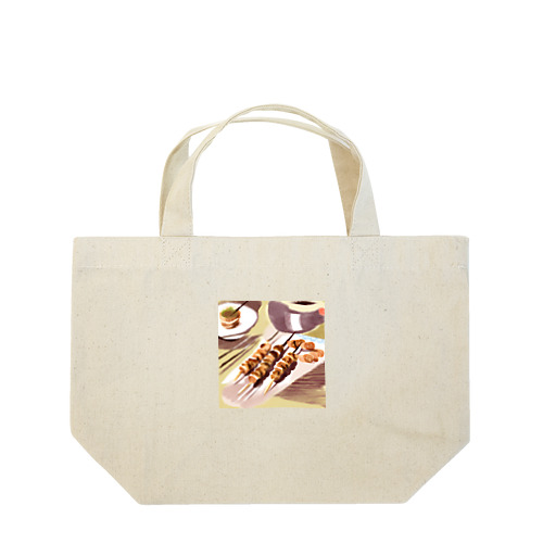 美味しそうな焼鳥グッズ Lunch Tote Bag