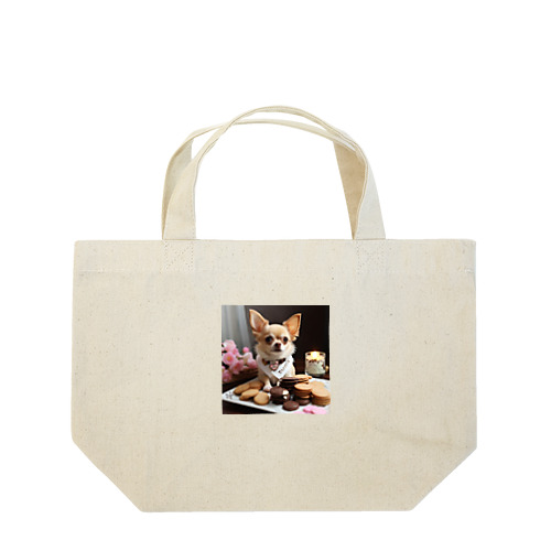 チワワのキラキラ日記📔🐾 - 家族と紡ぐ特別な日々 Lunch Tote Bag