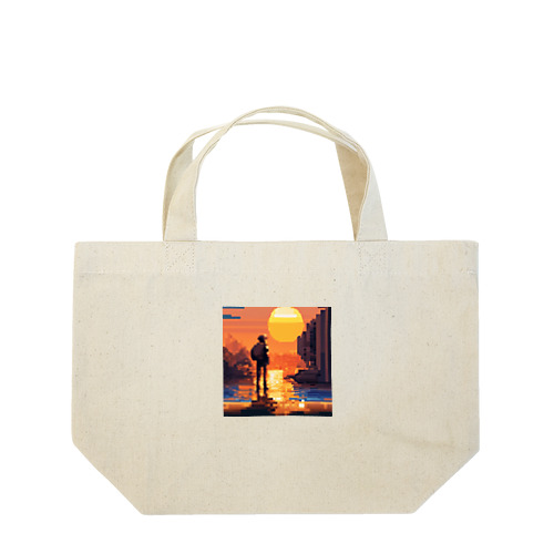 夕日の眺め Lunch Tote Bag