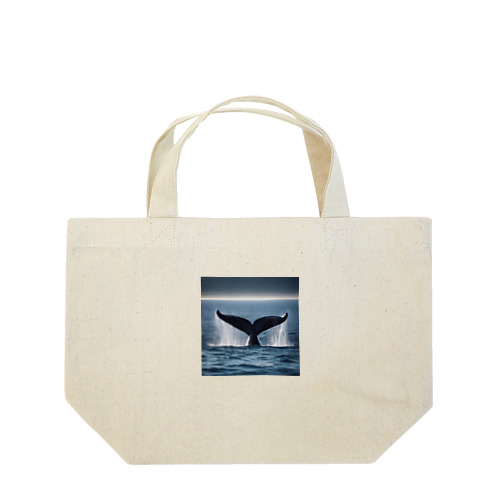クジラの尾 Lunch Tote Bag