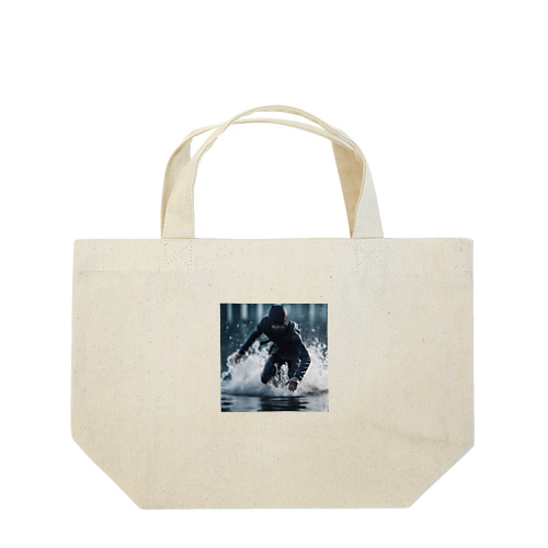 水の上を走る忍者 Lunch Tote Bag