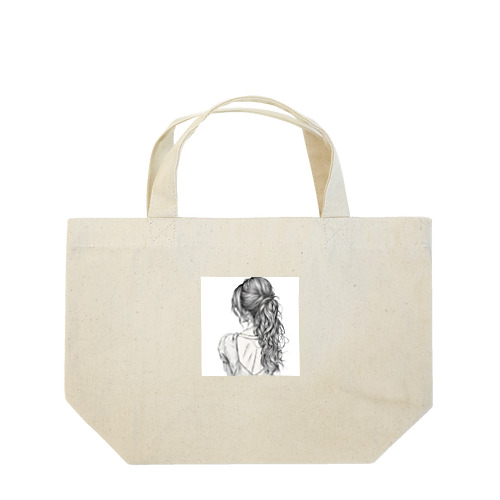 愛するあなたの後ろ姿 Lunch Tote Bag