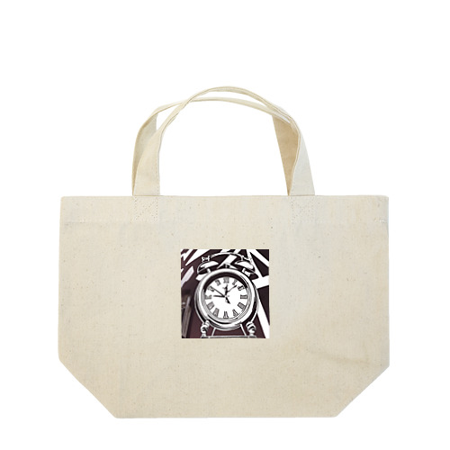 モノクロ時計 Lunch Tote Bag