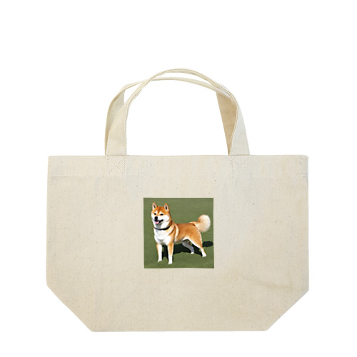 かわいい柴犬　赤毛 Lunch Tote Bag
